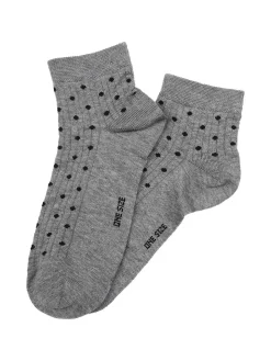 Enrico Coveri Calze corte da donna a pois - grigio