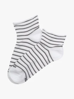 Enrico Coveri Calze corte da donna con cuori - rosa