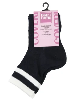 Enrico Coveri Calze corte da donna in caldo cotone