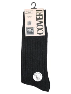 Enrico Coveri Calze corte da uomo morbide in caldo cotone - blu scuro