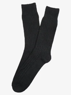 Enrico Coveri Calze corte da uomo morbide in caldo cotone - blu scuro
