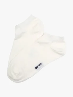 Enrico Coveri Calze corte sneaker da donna in cotone mercerizzato - beige