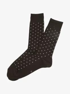 Enrico Coveri Calze corte uomo a pois in caldo cotone