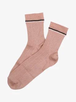 Enrico Coveri Calze donna midi a costine - rosa