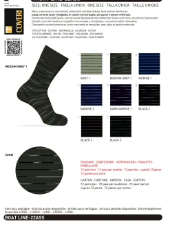 Enrico Coveri Calze lunghe da uomo in filo di scozia