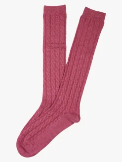Enrico Coveri Calze lunghe donna misto lana - fuxia