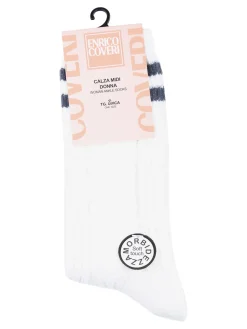Enrico Coveri Calze midi donna invernali - bianco