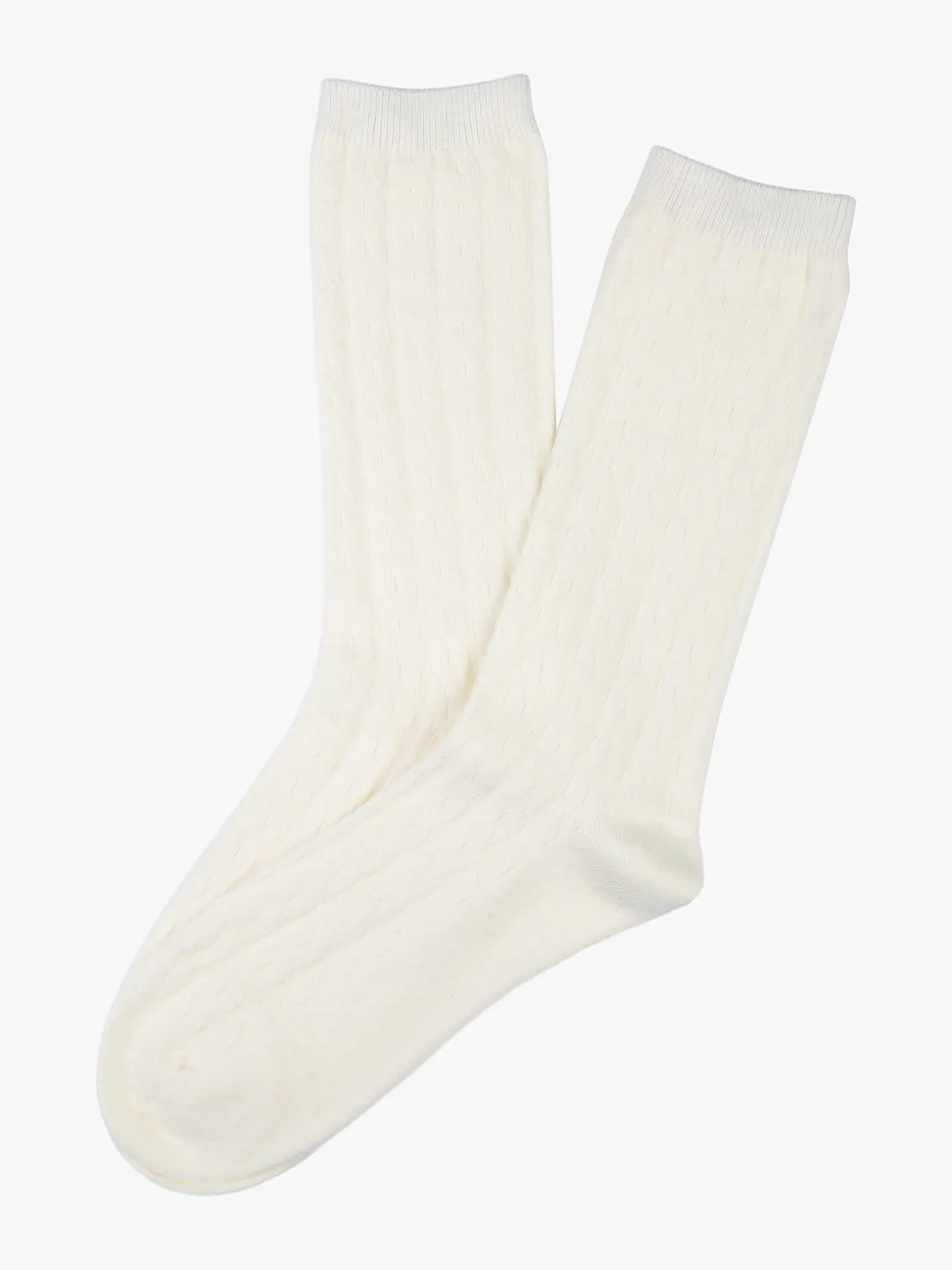 Enrico Coveri Calze midi donna misto lana - bianco