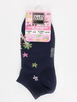 Enrico Coveri Calze salvapiede bambina con fiori