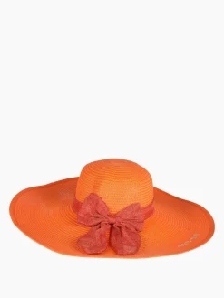 Enrico Coveri Cappello in paglia donna con fiocco
