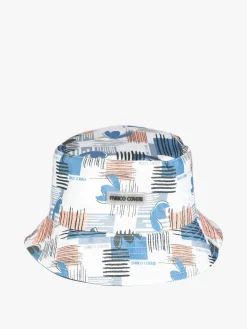 Enrico Coveri Cappello unisex da pescatore con stampe