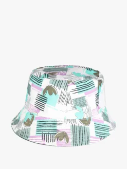 Enrico Coveri Cappello unisex da pescatore con stampe