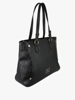 Enrico Coveri Contemporary Borsa a spalla da donna in ecopelle - nero