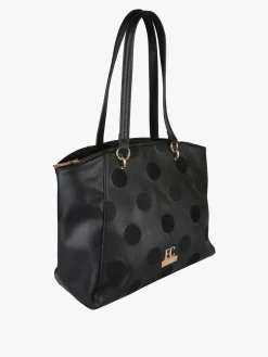 Enrico Coveri Contemporary Borsa a spalla da donna in ecopelle - nero