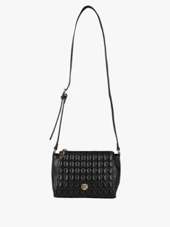 Enrico Coveri Contemporary Borsa mini a tracolla trapuntata - nero