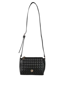 Enrico Coveri Contemporary Borsa mini a tracolla trapuntata - nero