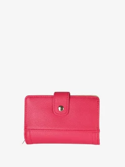 Enrico Coveri Contemporary Portafoglio donna mini in ecopelle - fucsia