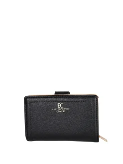 Enrico Coveri Contemporary Portafoglio donna mini in ecopelle - nero