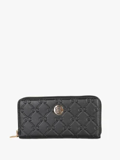 Enrico Coveri Contemporary Portafoglio donna in ecopelle con zip - sabbia