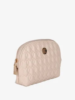 Enrico Coveri Contemporary Pochette donna in ecopelle con zip - beige