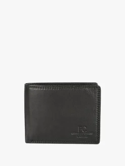 Enrico Coveri Contemporary Portafoglio in pelle mini da uomo - nero