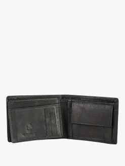 Enrico Coveri Contemporary Portafoglio in pelle mini da uomo - nero