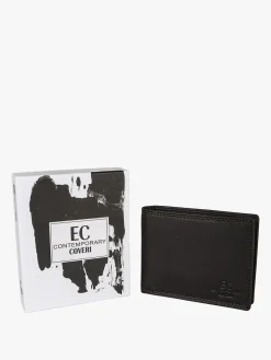 Enrico Coveri Contemporary Portafoglio in pelle da uomo - moro