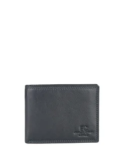 Enrico Coveri Contemporary Portafoglio in pelle da uomo - blu scuro