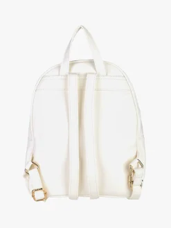 Enrico Coveri Contemporary Zaino donna in ecopelle con stampa - bianco