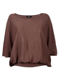 Enrico Coveri Maglia donna in lurex con manica a pipistrello