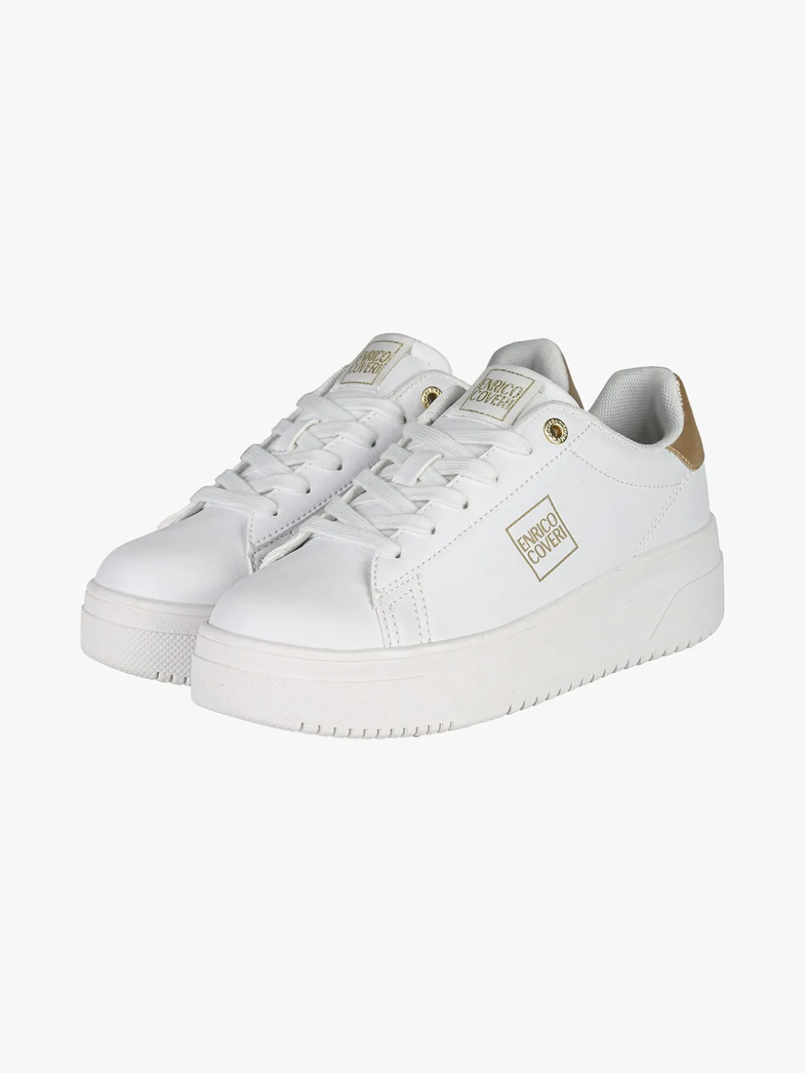 Enrico Coveri Sneakers stringate da donna con platform