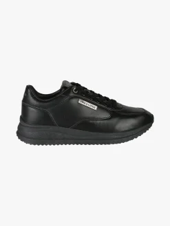 Enrico Coveri Sneakers stringate da uomo in ecopelle - nero