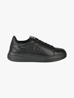 Enrico Coveri Sneakers stringate da uomo con suola alta - nero