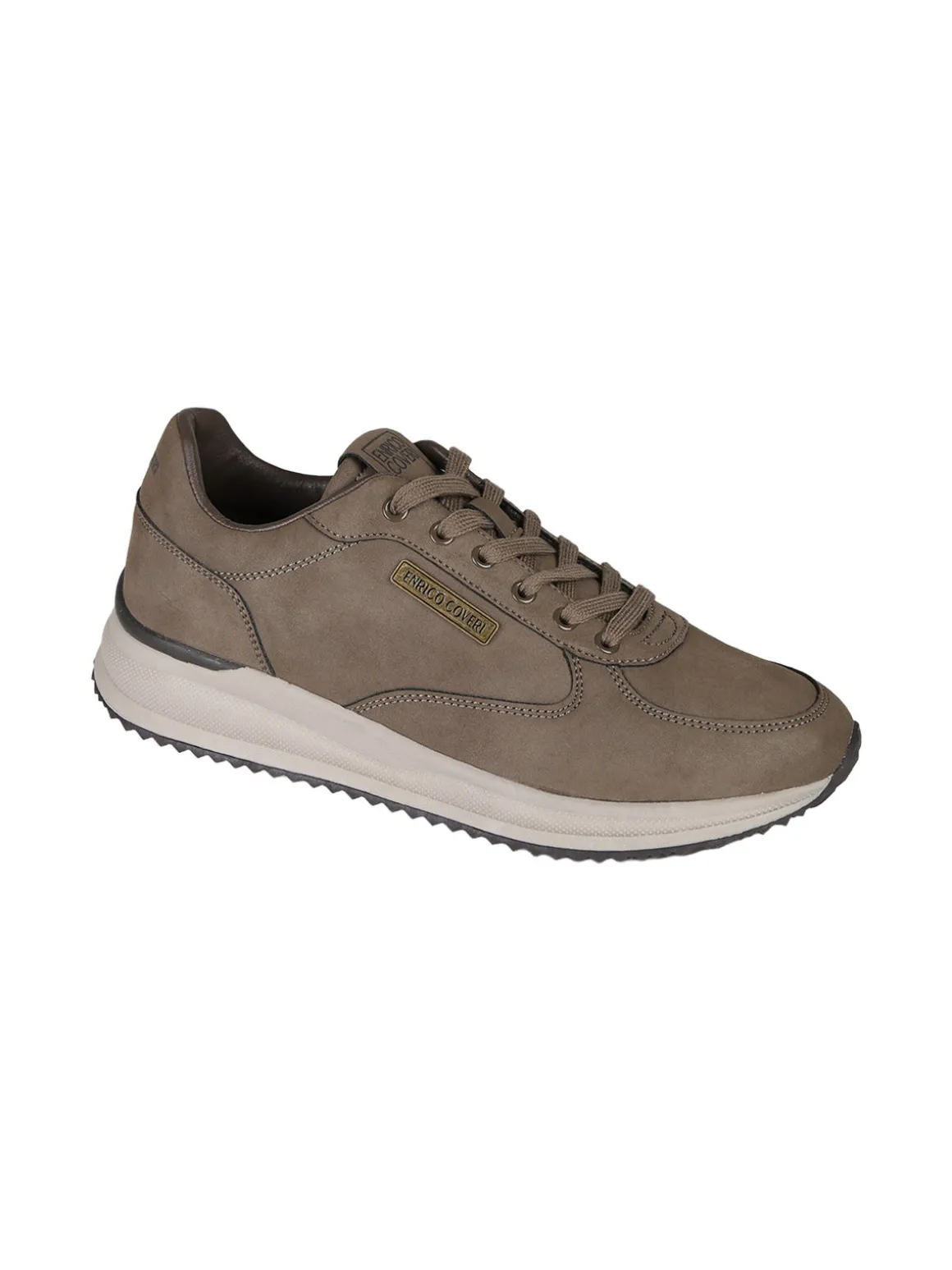 Enrico Coveri Sneakers stringate da uomo - marrone