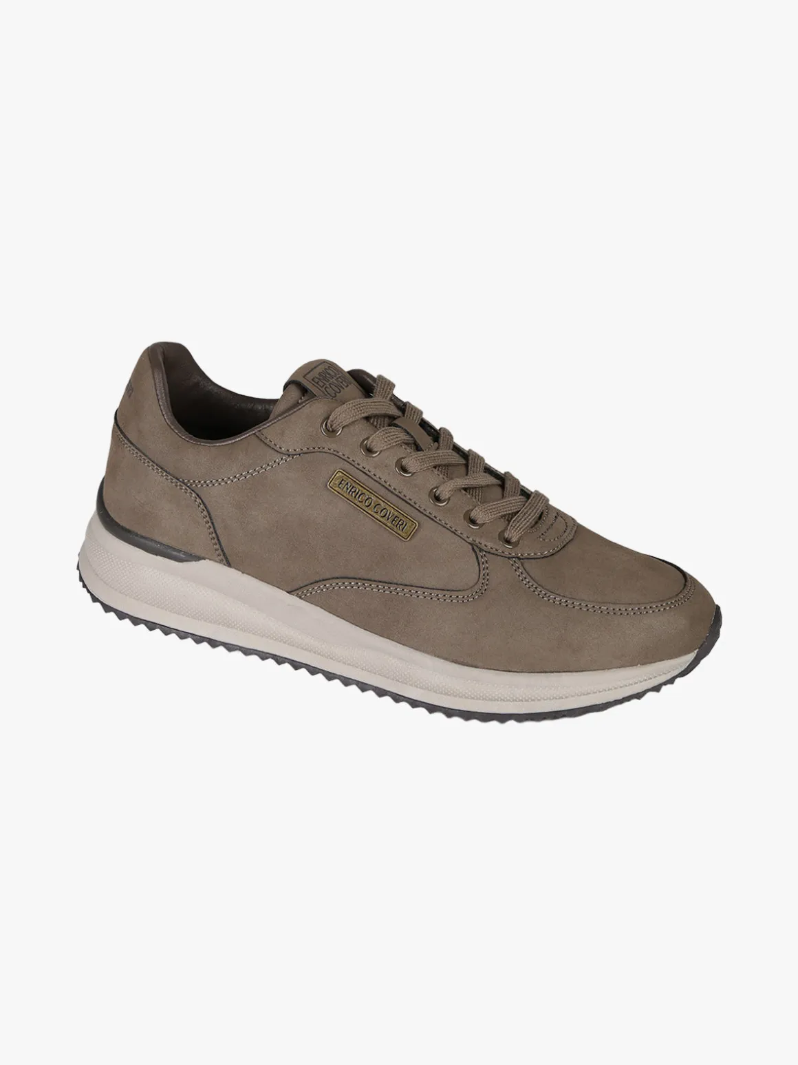 Enrico Coveri Sneakers stringate da uomo - marrone