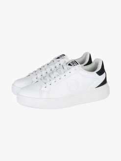 Enrico Coveri Sneakers stringate da uomo con suola alta - bianco
