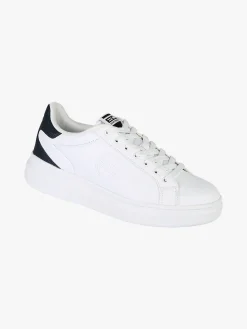 Enrico Coveri Sneakers stringate da uomo con suola alta - bianco