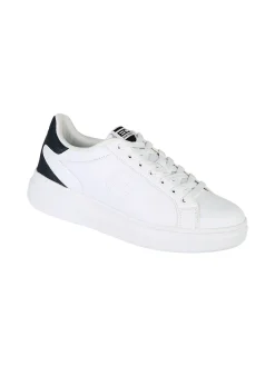 Enrico Coveri Sneakers stringate da uomo con suola alta - bianco