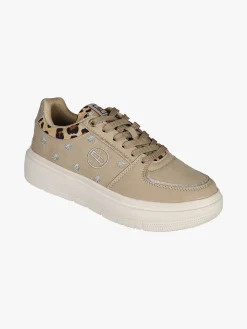 Enrico Coveri Sportswear Sneakers donna effetto nabuk con dettagli animalier e platform - multicolore