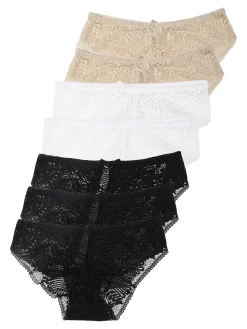 Essenziale Milano Confezione da 7 slip donna in pizzo - assortito