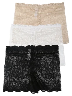 Essenziale Milano Confezione da 3 culotte da donna in pizzo - multicolore