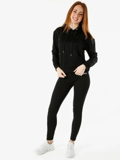 Essenziale Milano Felpa donna con cappuccio - nero