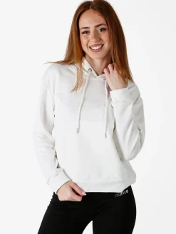 Essenziale Milano Felpa donna con cappuccio - bianco