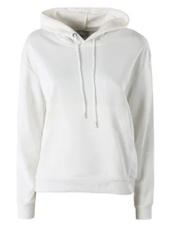Essenziale Milano Felpa donna con cappuccio - bianco