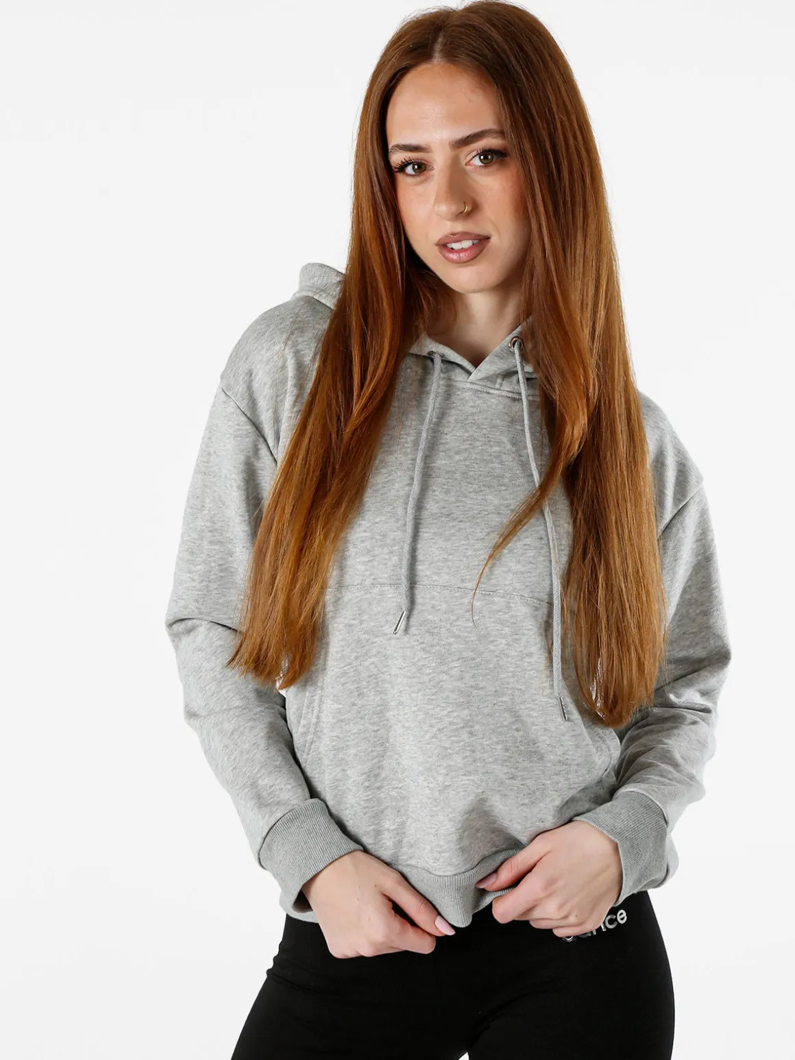 Essenziale Milano Felpa donna con cappuccio - grigio