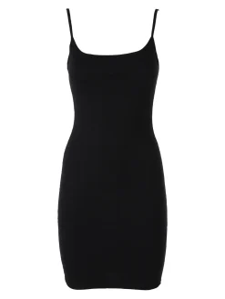 Essenziale Milano Mini abito da donna a costine con spalline strette