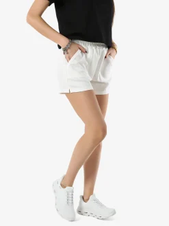 Essenziale Milano Shorts donna con elastico in vita - bianco