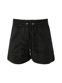 Essenziale Milano Shorts donna sportivi con coulisse - nero