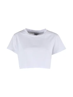 Essenziale Milano T-shirt crop da donna in cotone