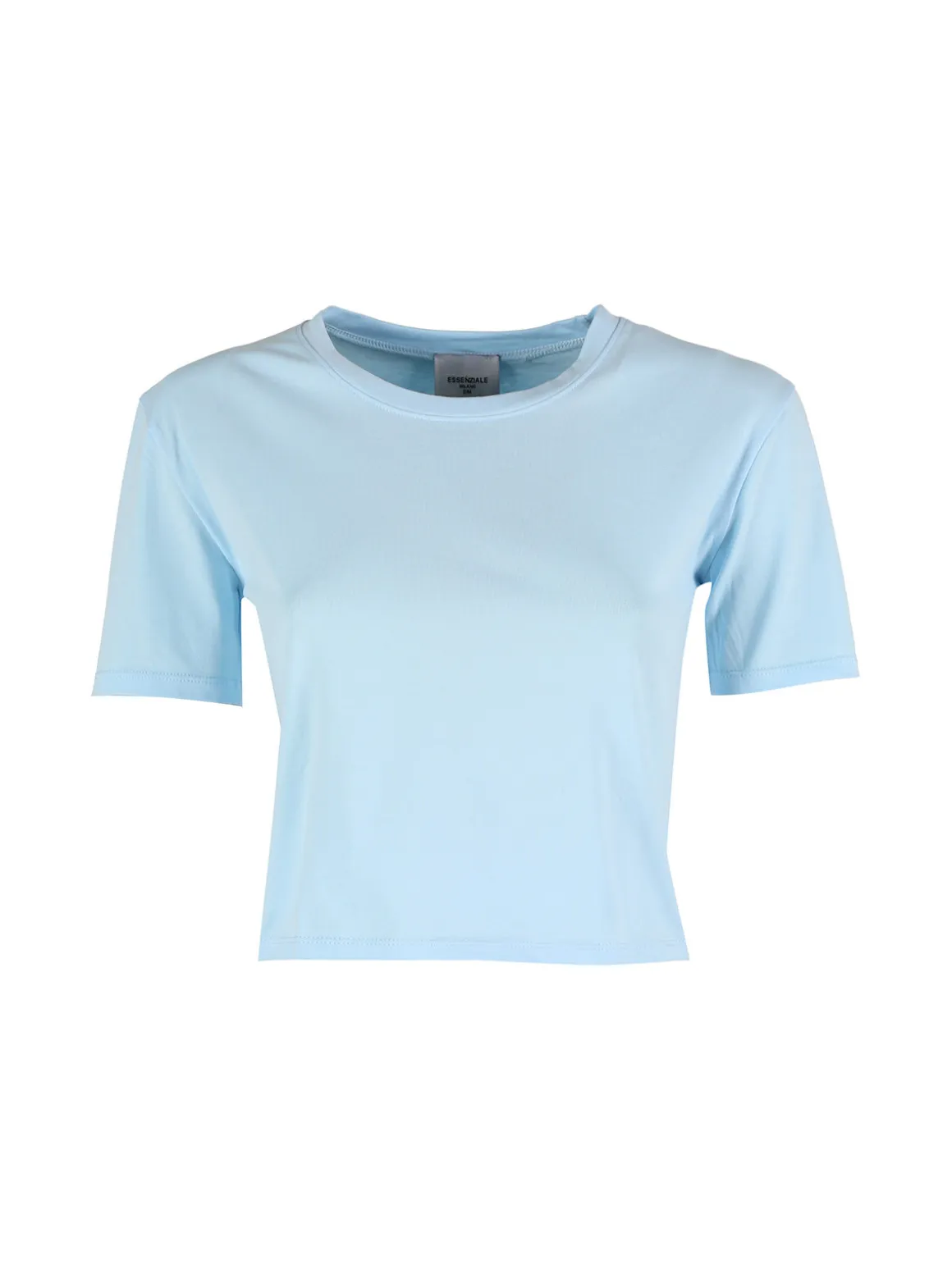 Essenziale Milano T-shirt crop da donna in cotone